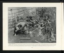 A Smoking Party, Zululand, South Africa, c1900? Creator: John Middlebrook