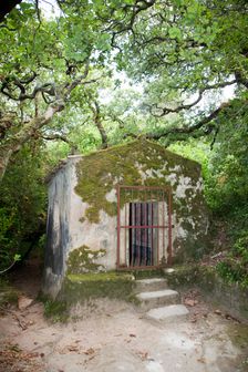 A small house in the garden of Capuchos Convent, Sintra, Portugal, 2009. Creator: Samuel Magal