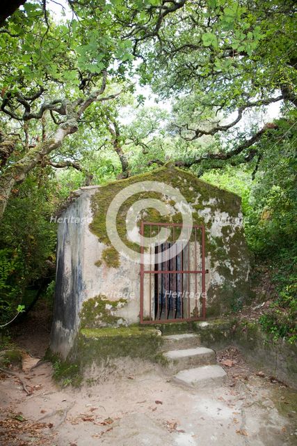 A small house in the garden of Capuchos Convent, Sintra, Portugal, 2009. Creator: Samuel Magal.