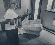 A small room designed and furnished by Michael Dawn, Bedford, England 1935