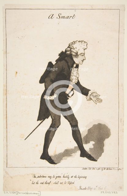 A Smart, December 1, 1790. Creator: Thomas Rowlandson.