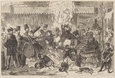 A Snow Slide in the City, published 1860. Creator: Winslow Homer