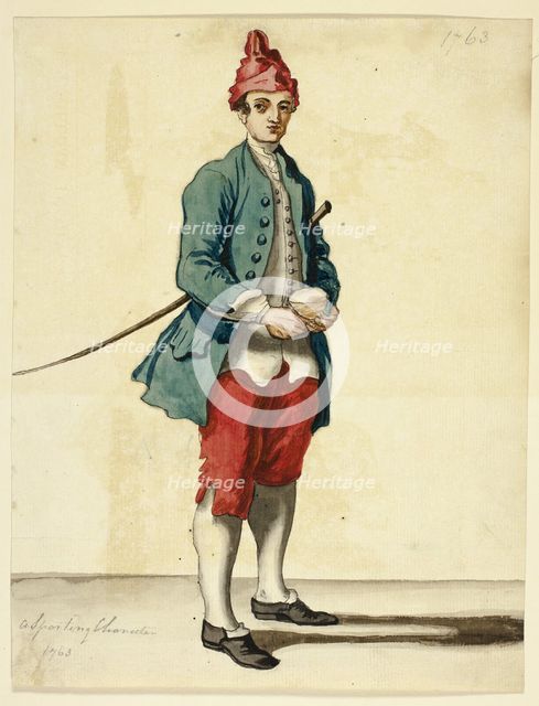 A Sporting Character, 1754-1796. Creator: David Allan.