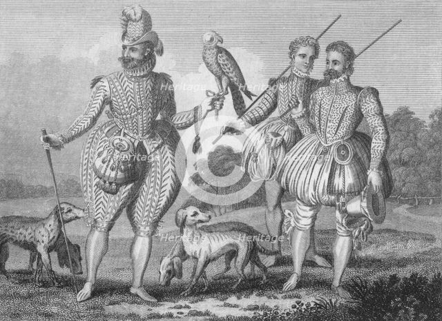 'A Sportsman of the 16th Century', (c1798). Creator: Unknown.