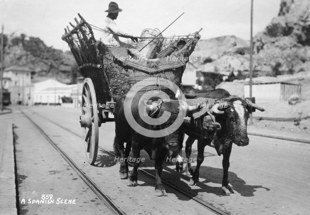 'A Spanish scene', 20th century. Artist: Unknown