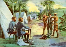 A Spanish spy in camp Spanish-American War, 1898