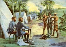 A Spanish spy in camp Spanish-American War, 1898