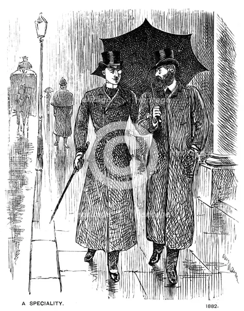 'A Speciality', 1882 (1891).  Artist: George du Maurier