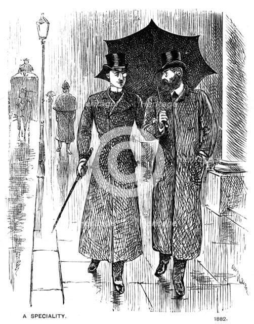 'A Speciality', 1882 (1891).  Artist: George du Maurier