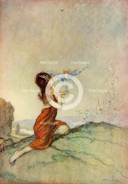 'A Spell for a Fairy', 1914. Creator: Claude Allin Shepperson.