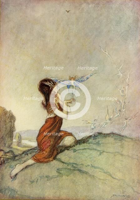 'A Spell for a Fairy', 1914. Creator: Claude Allin Shepperson.