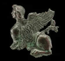 A Sphinx to Left, 15th century. Creator: Unknown