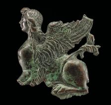 A Sphinx to Left, 15th century. Creator: Unknown