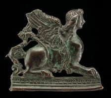 A Sphinx to Right, 15th century. Creator: Unknown