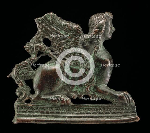 A Sphinx to Right, 15th century. Creator: Unknown.