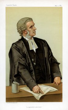 A Splendid Advocate 1883. Artist: Verheyden