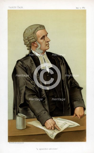 'A Splendid Advocate', 1883. Artist: Verheyden
