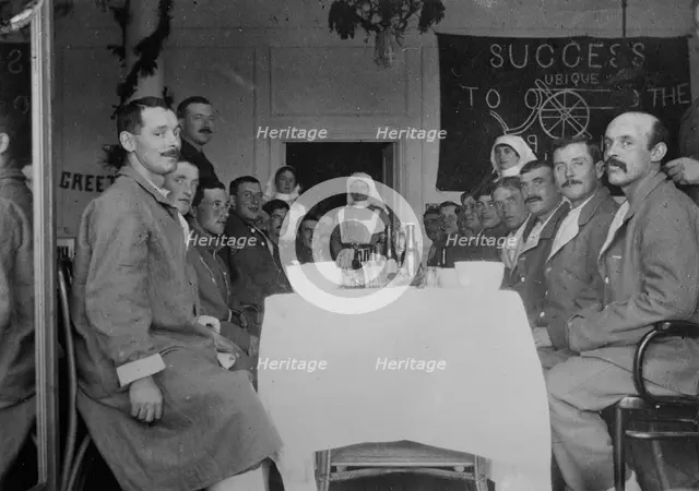 A spread in Nova Scotia ward, Le Touquet, between 1914 and c1915. Creator: Bain News Service.