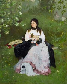 A spring fairy tale, 1872. Creator: Gabriel Max