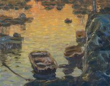 A Spring Night during the Fishing Season. Study from Lofoten, 1910. Creator: Anna Katarina Boberg