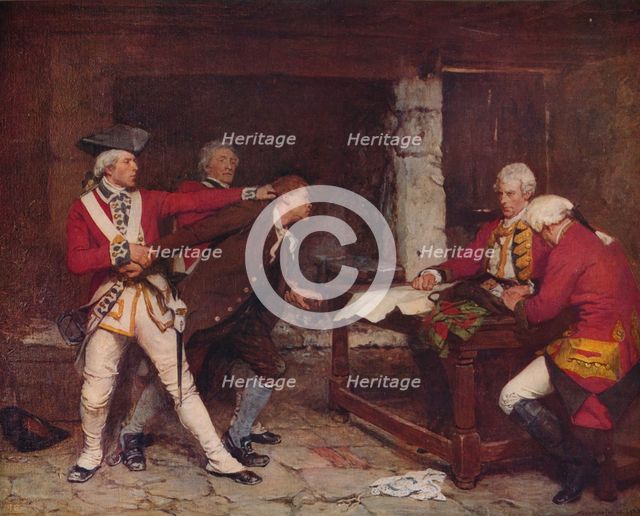 'A Spy in the Camp', c1890, (c1915). Artist: John Seymour Lucas.