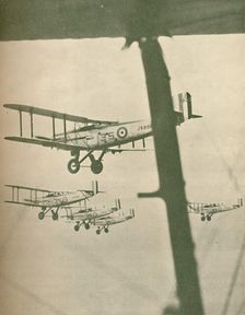 A Squadron of the Royal Air Force Flying in Formation 1927