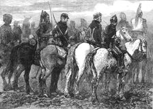 A squadron of cavalry of General Chanzy's army, 1871. Creator: William James Palmer