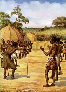 A Swazi witch doctor, Africa