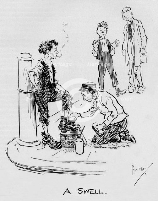 A Swell', c1896, (1897). Artist: Philip William May.