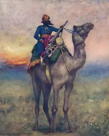 A Swivel-Gun Bearer from Rajputana 1903. Artist: Mortimer L Menpes
