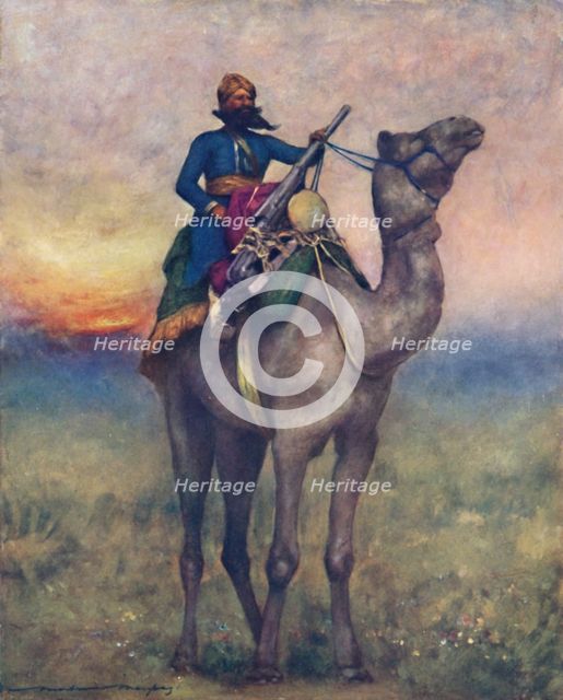 'A Swivel-Gun Bearer from Rajputana', 1903. Artist: Mortimer L Menpes.