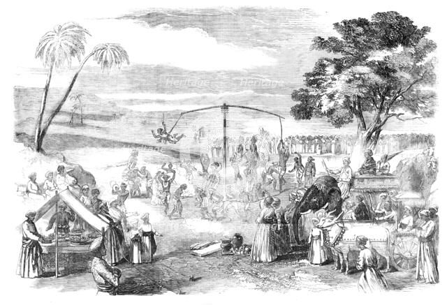 A Swinging Festival in India, 1857. Creator: Unknown.
