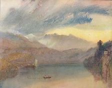 A Swiss Lake 1909. Artist: JMW Turner