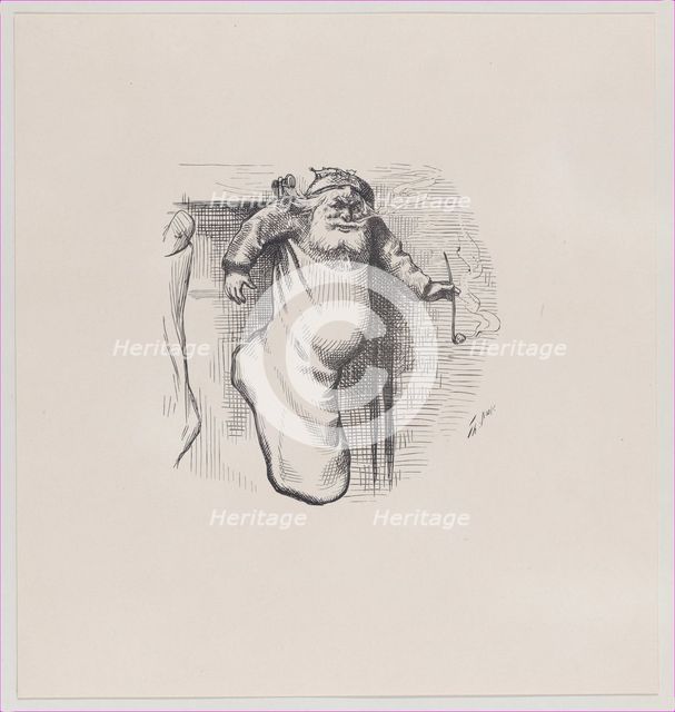A Stocking Full, January 4, 1879., January 4, 1879. Creator: Thomas Nast.