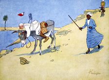 A Stopping-Place on the Nile 1908. Artist: Lance Thackeray