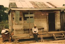 A store with live fish for sale, vicinity of Natchitoches, La., 1940. Creator: Marion Post Wolcott