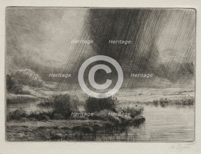 A Storm. Creator: Alphonse Legros (French, 1837-1911).