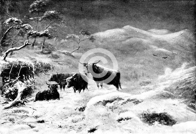 "A Storm on Ben Lawers" by John J. Richardson, 1895. Creator: Unknown.