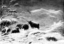 "A Storm on Ben Lawers" by John J. Richardson, 1895. Creator: Unknown