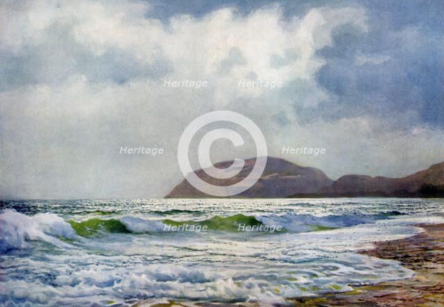 'A Stormy Day near Llandudno', Wales, 1924-1926. Artist: FC Varley