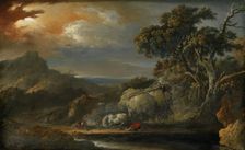 A Stormy landscape, 1740-1774. Creator: Christian Wilhelm Ernst Dietrich