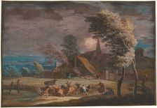 A Stormy Landscape, c. 1725. Creator: Marco Ricci