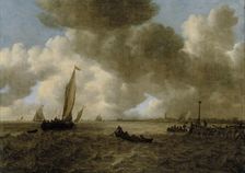 A Stormy Seascape, 1655. Creator: Jan van Goyen
