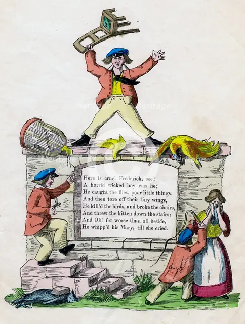 A story of cruel Frederick. Artist: Unknown