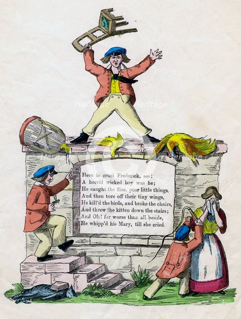 A story of cruel Frederick. Artist: Unknown