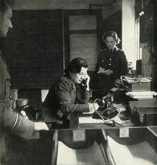 A Station Intelligence Room c1943. Creator: Cecil Beaton