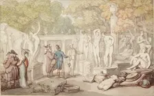 A Statuary's Yard, c19th century. Artist: Thomas Rowlandson