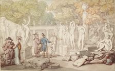 A Statuary's Yard, c19th century. Artist: Thomas Rowlandson