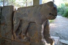 A statue in Karatepe, Turkey. Creator: Samuel Magal