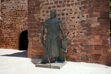 A statue in Silves Castle, Silves, Portugal, 2009. Creator: Samuel Magal